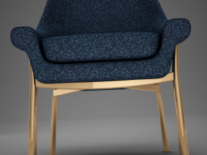 old modern chair Modello 3D