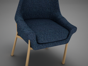 old modern chair Modello 3D