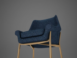 old modern chair Modello 3D
