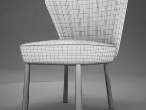 old modern chair Modello 3D
