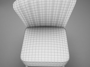 old modern chair Modello 3D