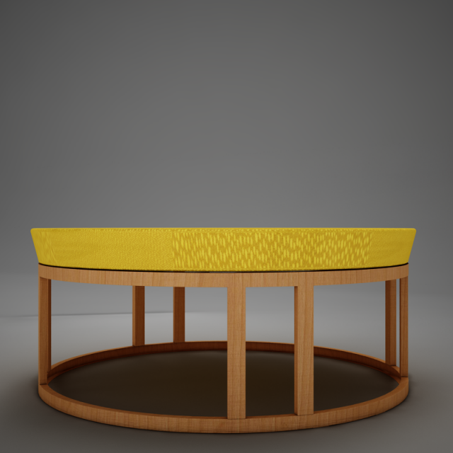 3d classic 60s wood coffee table 3Dモデル .c4d .max .obj .3ds .fbx .stl .blend