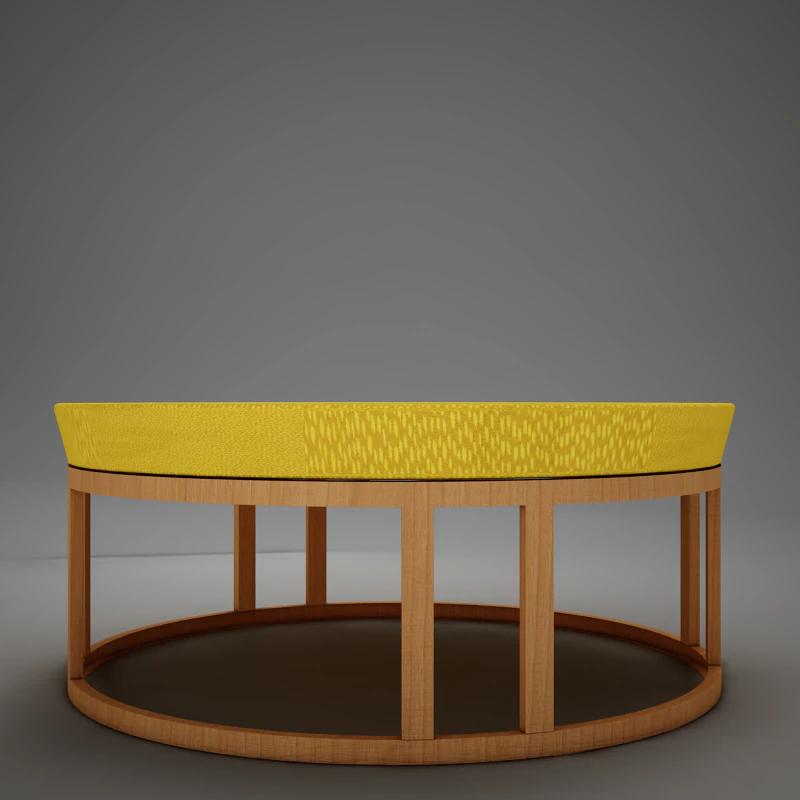 3d classic 60s wood coffee table 3D Model .c4d .max .obj .3ds .fbx .stl .blend 