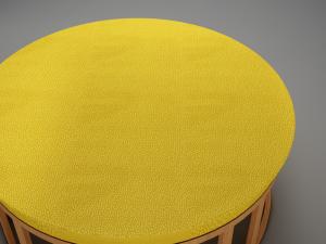 3d classic 60s wood coffee table 3Dモデル