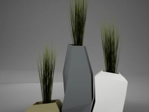 modern plant living 3D Model