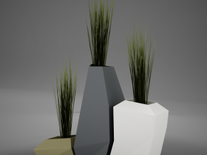 modern plant living 3D Model