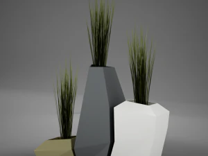 modern plant living 3D Model