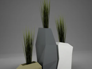 modern plant living 3D Model