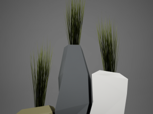 modern plant living 3D Model