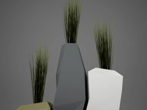 modern plant living 3D Model