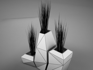 modern plant living 3D Model
