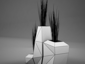 modern plant living 3D Model