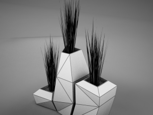 modern plant living 3D Model