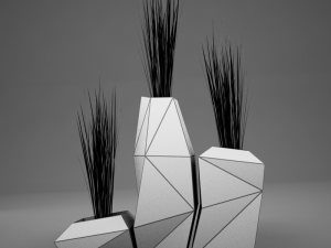 modern plant living 3D Model
