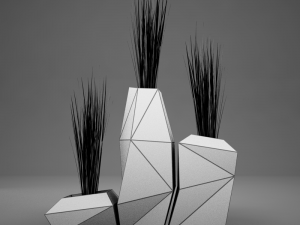 modern plant living 3D Model