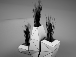 modern plant living 3D Model