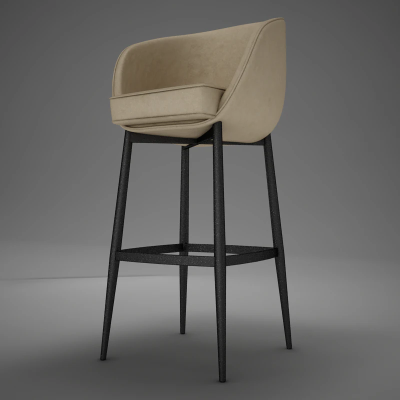 hd modern bar stoolmax 3D Model .c4d .max .obj .3ds .fbx .stl .blend
