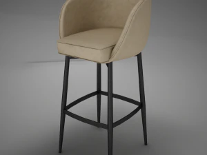 hd modern bar stoolmax 3D Model