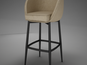 hd modern bar stoolmax 3D Model
