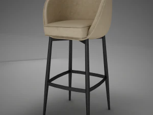 hd modern bar stoolmax 3D Model