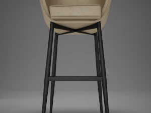 hd modern bar stoolmax 3D Model