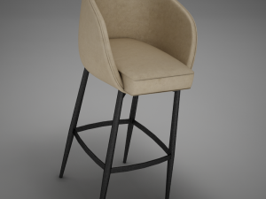 hd modern bar stoolmax 3D Model