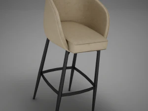 hd modern bar stoolmax 3D Model