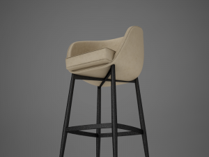hd modern bar stoolmax 3D Model