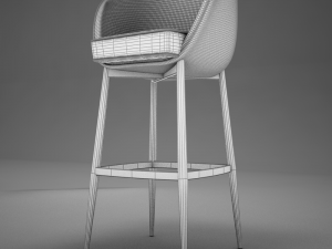 hd modern bar stoolmax 3D Model