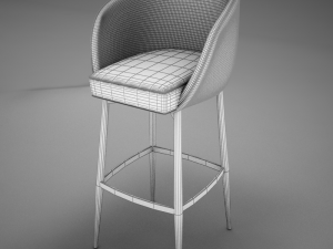 hd modern bar stoolmax 3D Model