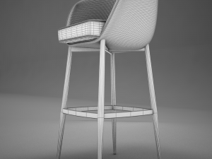 hd modern bar stoolmax 3D Model