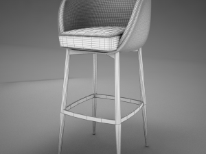 hd modern bar stoolmax 3D Model