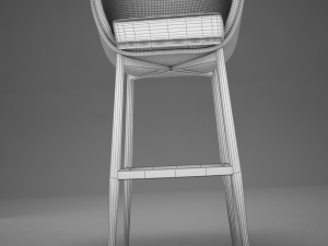 hd modern bar stoolmax 3D Model
