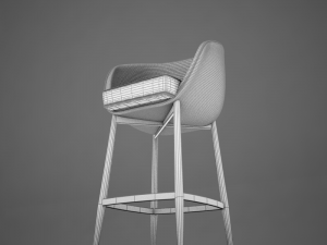hd modern bar stoolmax 3D Model