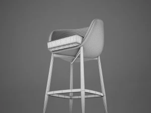 hd modern bar stoolmax 3D Model