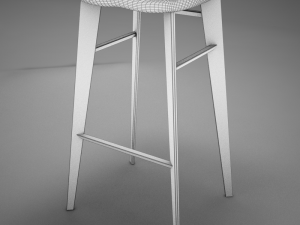modern kitchen chair Modello 3D