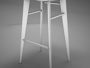 modern kitchen chair Modello 3D