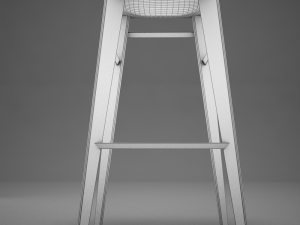 modern kitchen chair Modello 3D
