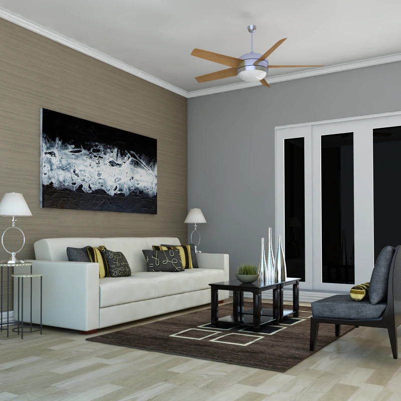 sala de estar cl&aacute;ssica em alta defini&ccedil;&atilde;o 5 Modelo 3D .c4d .max .obj .3ds .fbx .stl .blend 
