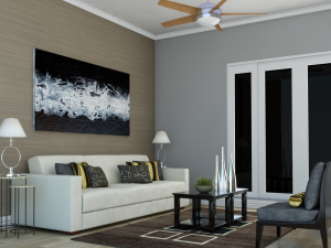 high def classic living room 5 3D Model