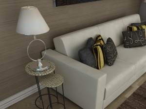 high def classic living room 5 3D Model