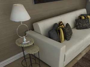 sala de estar cl&aacute;ssica em alta defini&ccedil;&atilde;o 5 Modelo 3D