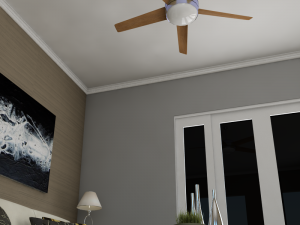 high def classic living room 5 3D Model