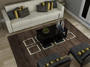 sala de estar cl&aacute;ssica em alta defini&ccedil;&atilde;o 5 Modelo 3D
