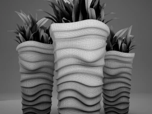 plant living tall 3D Model