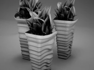 plant living tall 3D Model
