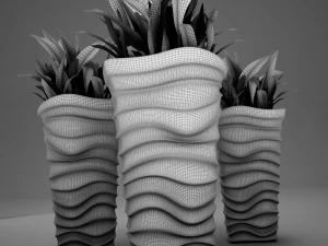 plant living tall 3D Model