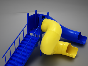 hd playground slide 3D Модель