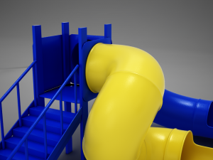 hd playground slide 3D Модель