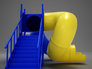 hd playground slide 3D Модель